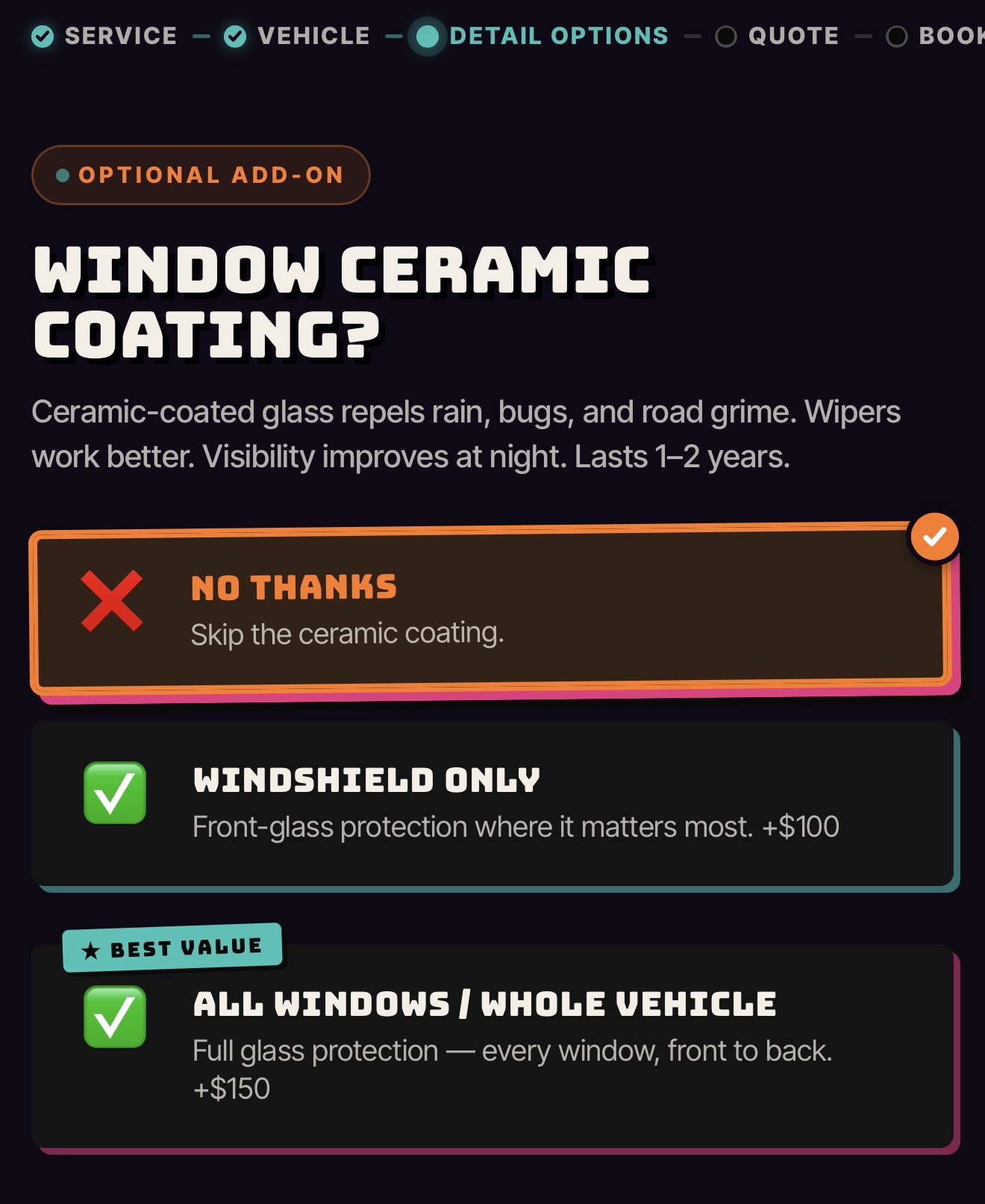 The upgrade sells itself